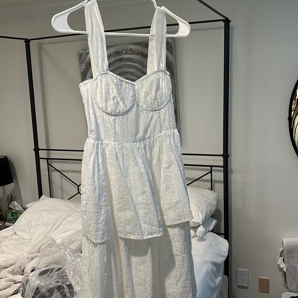 We wore what white dress